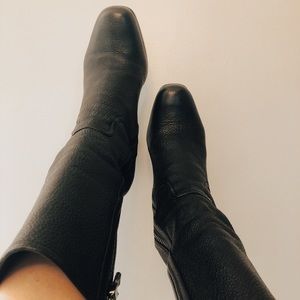 Prada. Vintage. Mid-Calf boots. Black.